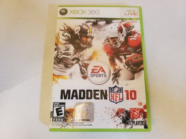 Microsoft Xbox 360 Madden 10 video game