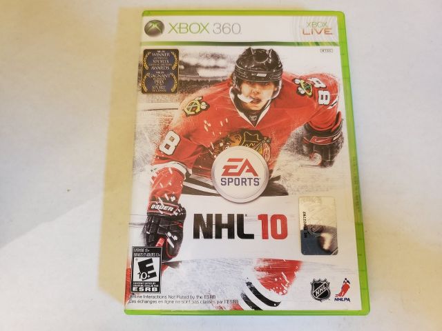 Microsoft Xbox 360 NHL 10 video game