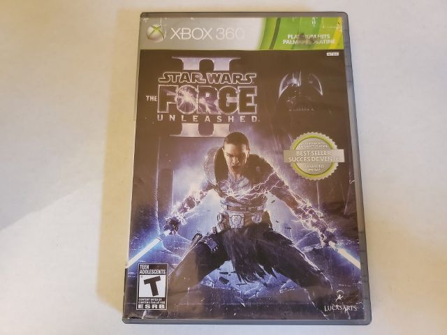 Microsoft Xbox 360 Star Wars The Force Unleashed II Platinum Hits video game