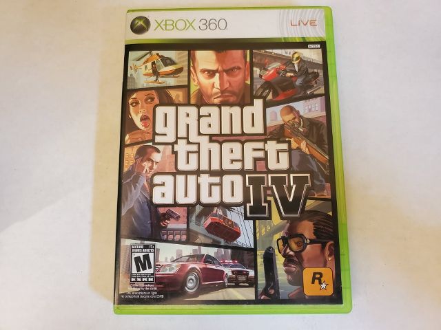 Microsoft Xbox 360 Grand Theft Auto IV video game