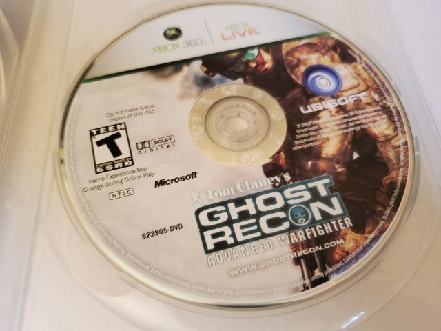 Microsoft Xbox 360 Ghost Recon Advanced Warfighter video game