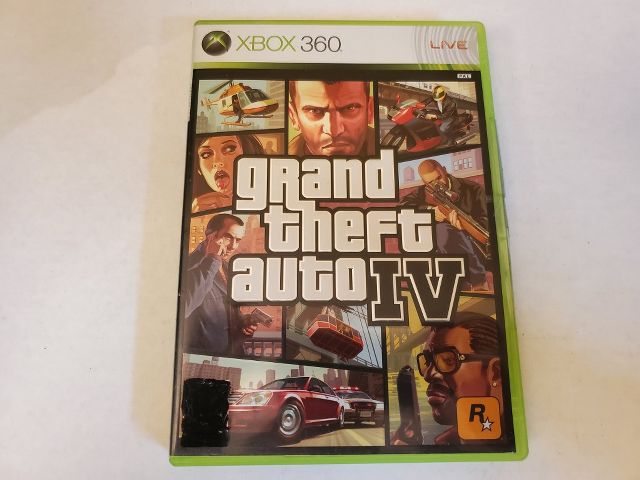 Microsoft Xbox 360 Grand Theft Auto IV video game