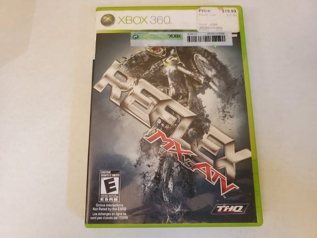 Microsoft Xbox 360 Reflex MX Vs ATV video game
