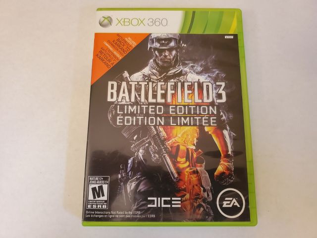 Microsoft Xbox 360 Battlefield 3 Limited Edition video game