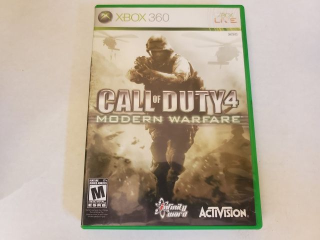 Microsoft Xbox 360 Call of Duty 4  Modern Warfare video game