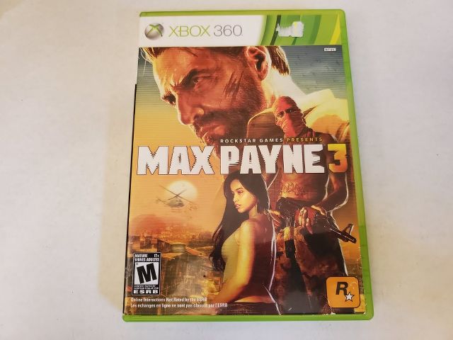 Microsoft Xbox 360 Max Payne 3 video game
