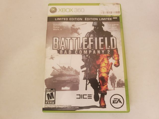 Microsoft Xbox 360 Battlefield Bad Company 2 Limited Edition video game