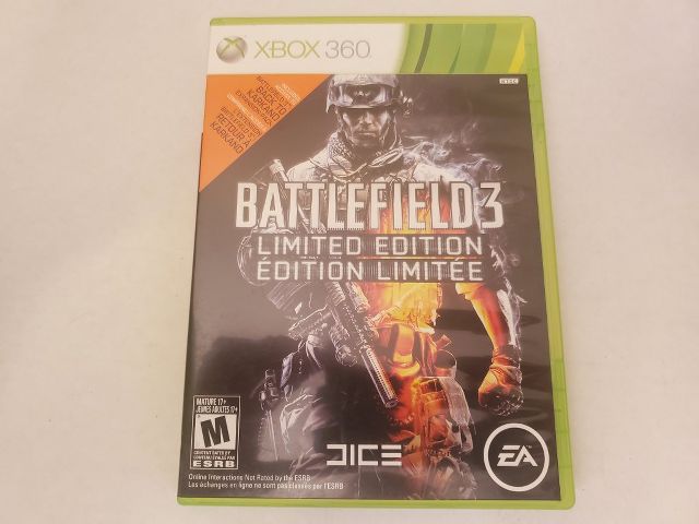Microsoft Xbox 360 Battlefield 3 Limited Edition video game