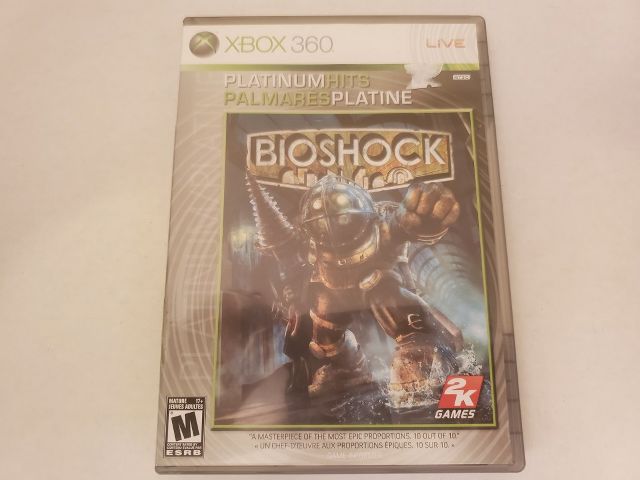 Microsoft Xbox 360 Bioshock Platinum Hits video game