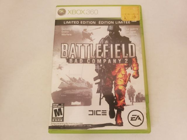 Microsoft Xbox 360 Battlefield Bad Company 2 Limited Edition video game