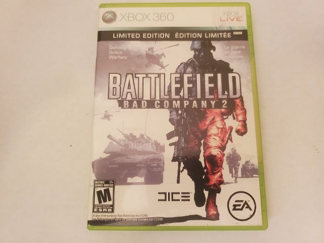 Microsoft Xbox 360 Battlefield Bad Company 2 Limited Edition video game