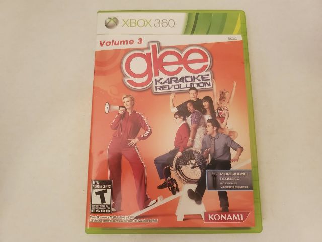 Microsoft Xbox 360 Glee Karaoke Revolution Volume 3 video game