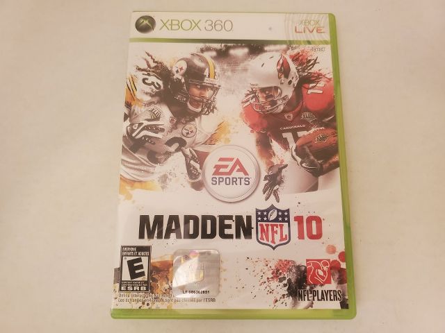 Microsoft Xbox 360 Madden 10 video game