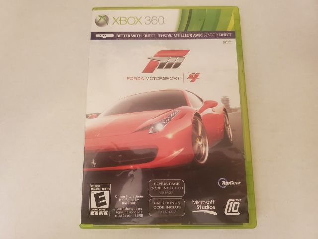 Microsoft Xbox 360 Forza Motorsport 4 video game