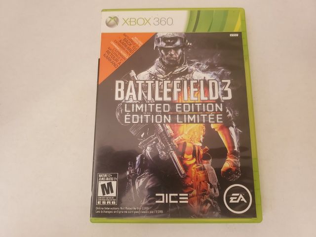 Microsoft Xbox 360 Battlefield 3 Limited Edition video game
