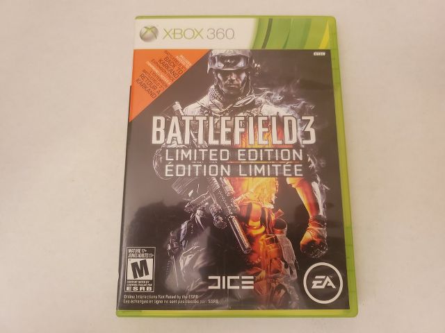 Microsoft Xbox 360 Battlefield 3 Limited Edition video game