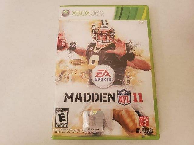 Microsoft Xbox 360 Madden 11 video game