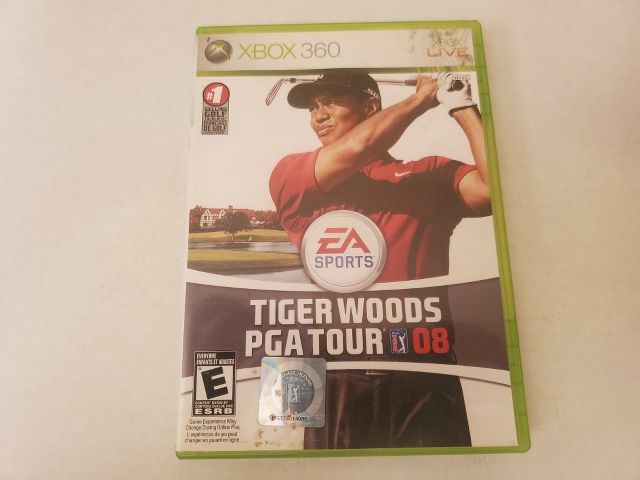 Microsoft Xbox 360 Tiger Woods PGA Tour 08 video game