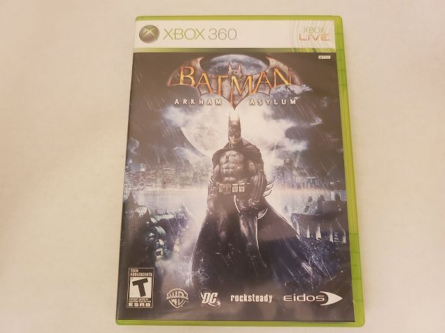 Microsoft Xbox 360 Batman Arkham Asylum video game