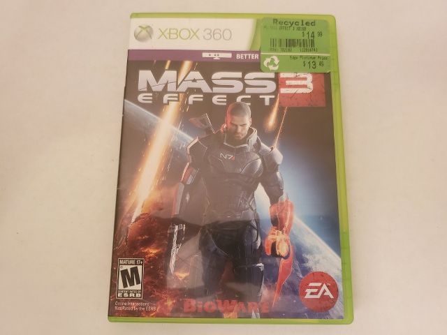 Microsoft Xbox 360 Mass Effect 3 video game