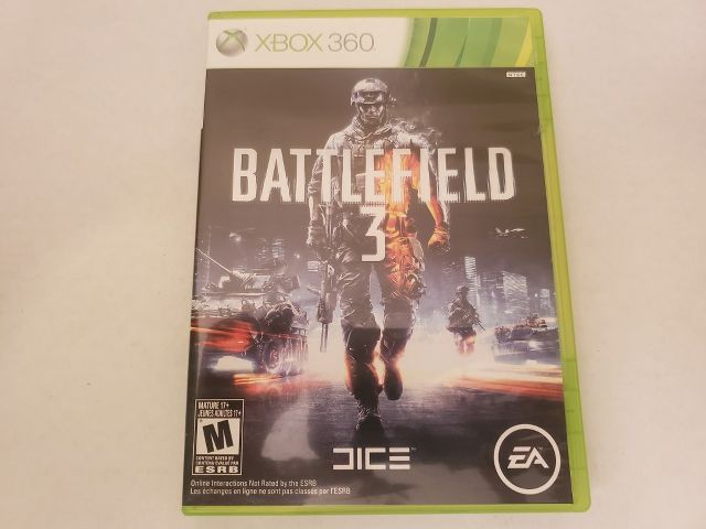 Microsoft Xbox 360 Battlefield 3 video game