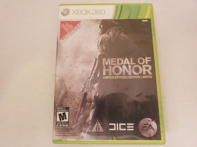 Microsoft Xbox 360 Medal of Honor Limited Edition video game