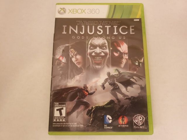 Microsoft Xbox 360 Injustice Gods Among Us video game