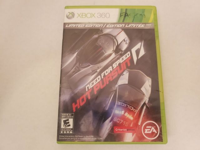 Microsoft Xbox 360 Need For Speed Hot Pursuit Limited Edition video game