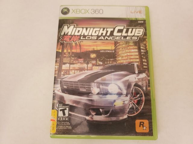 Microsoft Xbox 360 Midnight Club Los Angeles video game
