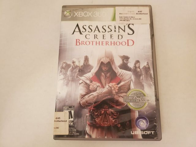 Microsoft Xbox 360 Assassin's Creed Brotherhood video game