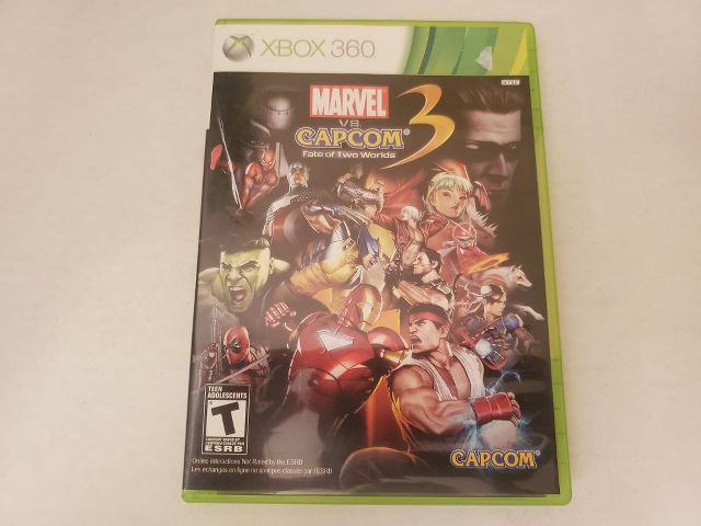 Microsoft Xbox 360 Marvel Vs Capcom 3 video game