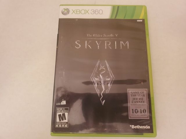 Microsoft Xbox 360 Skyrim The Elder Scrolls V video game