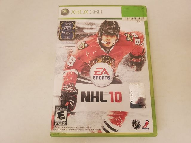 Microsoft Xbox 360 NHL 10 video game
