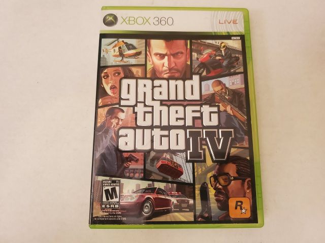 Microsoft Xbox 360 Grand Theft Auto IV video game
