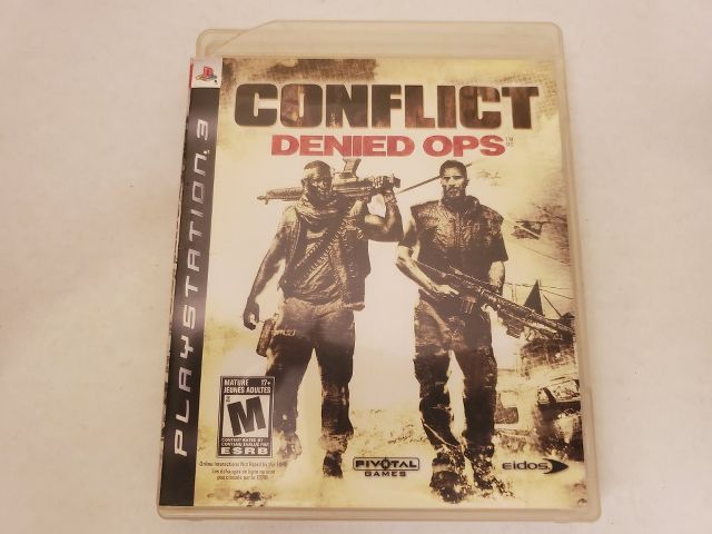 Sony Playstation 3 Conflict Denied Ops video game
