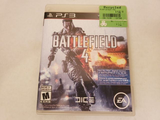 Sony Playstation 3 Battlefield 4 video game