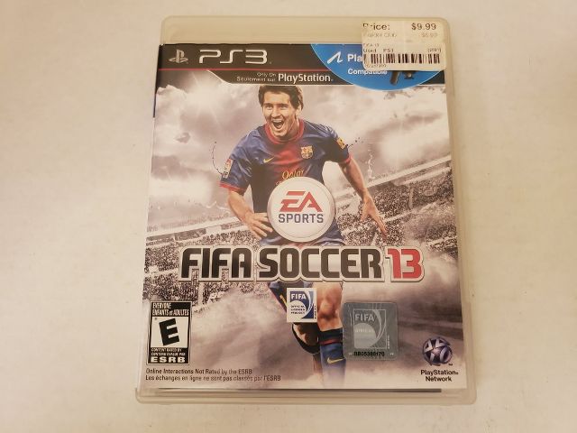 Sony Playstation 3 FIFA Soccer 13 video game