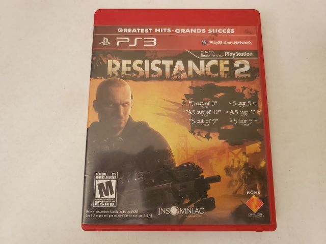 Sony Playstation 3 Resistance 2 Greatest Hits video game