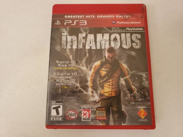 Sony Playstation 3 Infamous Greatest Hits video game