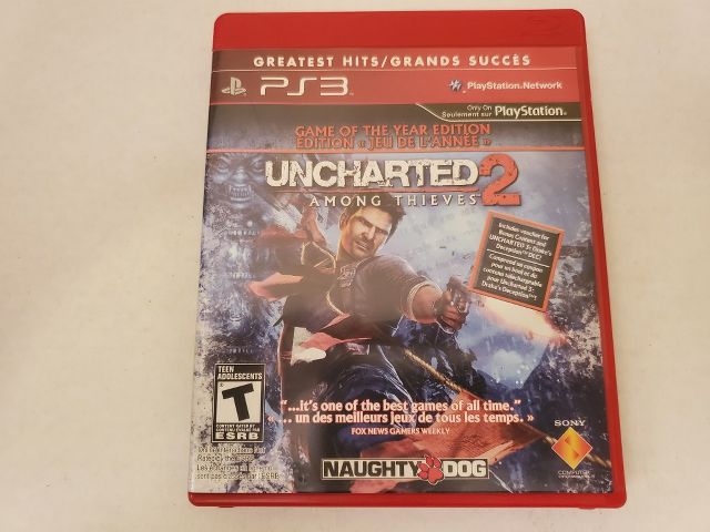 Sony Playstation 3 Uncharted 2 Among Thieves Greatest Hits video game