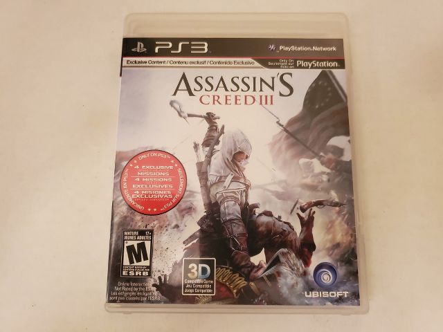 Sony Playstation 3 Assassin's Creed III video game