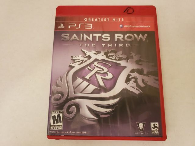 Sony Playstation 3 Saints Row The Third Greatest Hits video game
