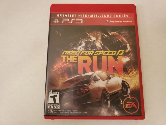 Sony Playstation 3 Need for Speed The Run Greatest Hits video game