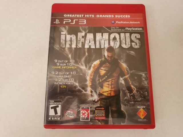 Sony Playstation 3 Infamous Greatest Hits video game