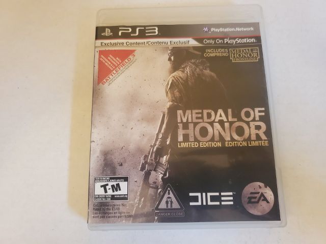 Sony Playstation 3 Medal of Honor Limited Edition video game