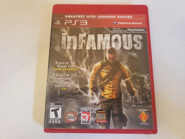 Sony Playstation 3 Infamous Greatest Hits video game