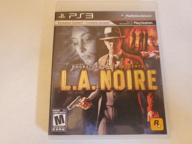 Sony Playstation 3 L.A. Noire video game
