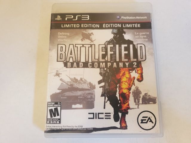 Sony Playstation 3 Battlefield Bad Company 2 Limited Edition video game