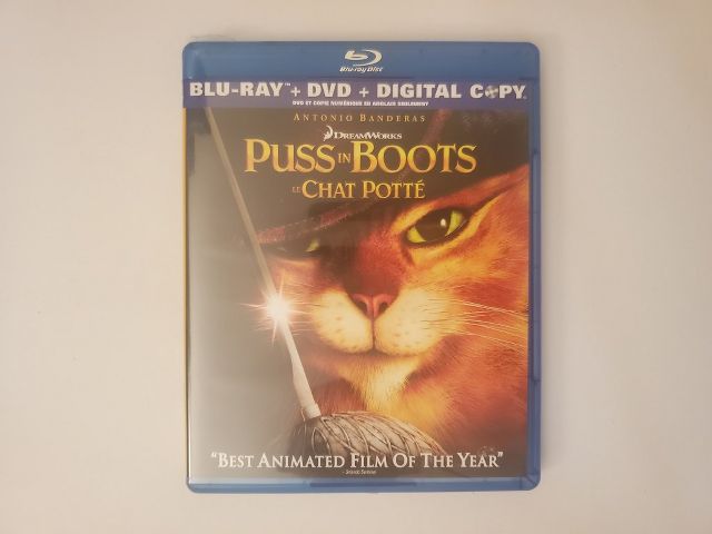 Blu-Ray Puss In Boots video game