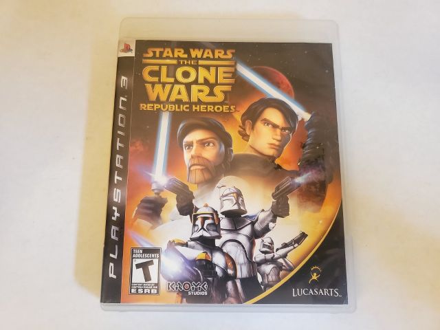 Sony Playstation 3 Star Wars The Clone Wars Republic Heroes video game